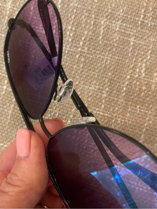 Quay Aviator Polarized Sunglasses High  Key Purple Gradient UV  New brand case main image 6
